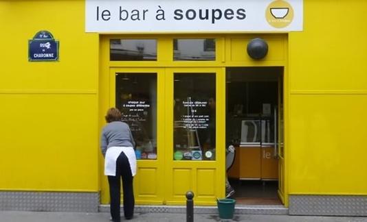 Rue de Charonne in Parijs, vlakbij de Bastille