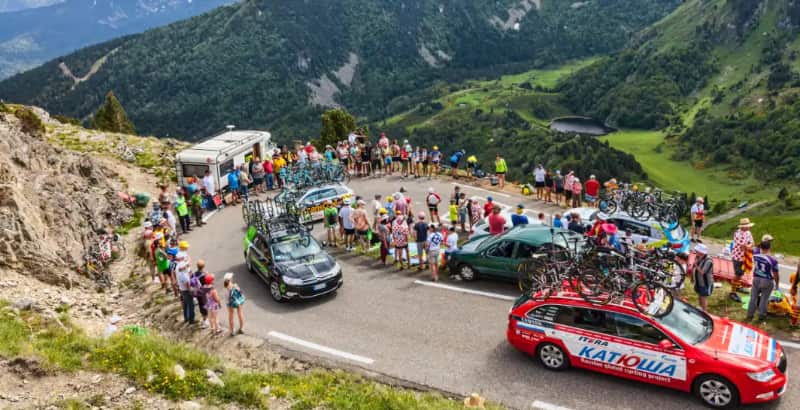 Een wereldplek bij een etappe van de Tour de France?